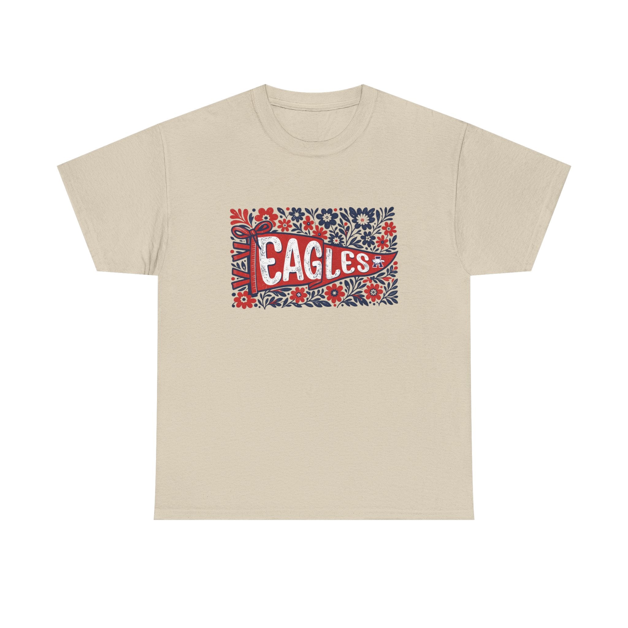 Allen Eagles Floral Pendant Tee