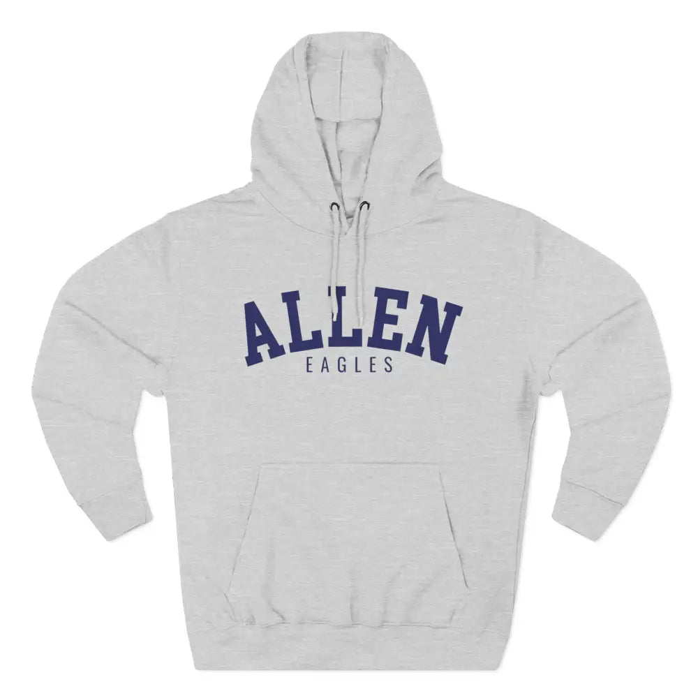 Allen Altitude Three Fleece Hoodie - S / Heather Grey - Hoodie