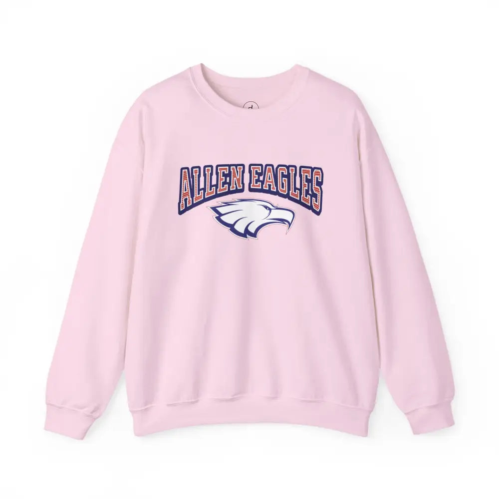 Allen Eagle Classic Crewneck Sweatshirt - Light Pink / S - Sweatshirt