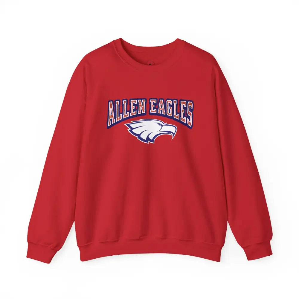 Allen Eagle Classic Crewneck Sweatshirt - Red / S - Sweatshirt