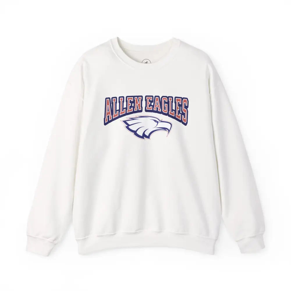 Allen Eagle Classic Crewneck Sweatshirt - White / S - Sweatshirt
