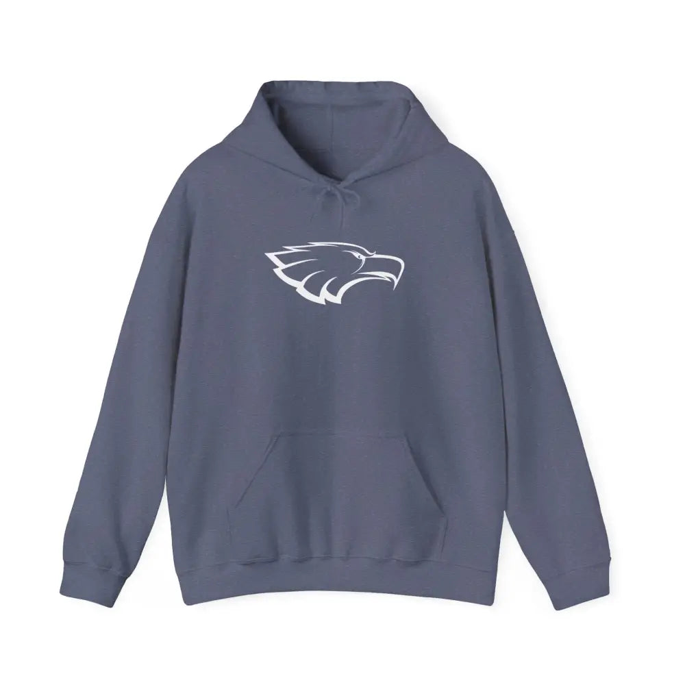 Allen Eagle Head Hoodie - Heather Navy / S - Hoodie