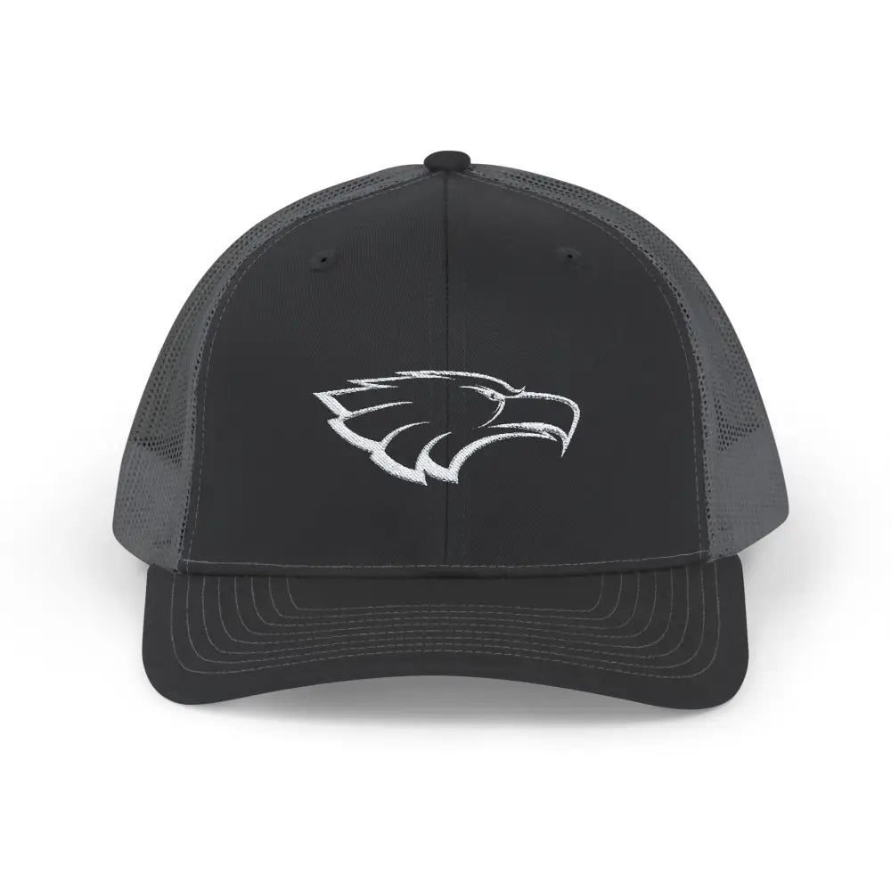 Allen Eagle Snapback Trucker Cap - Black / Charcoal / One size - Hats
