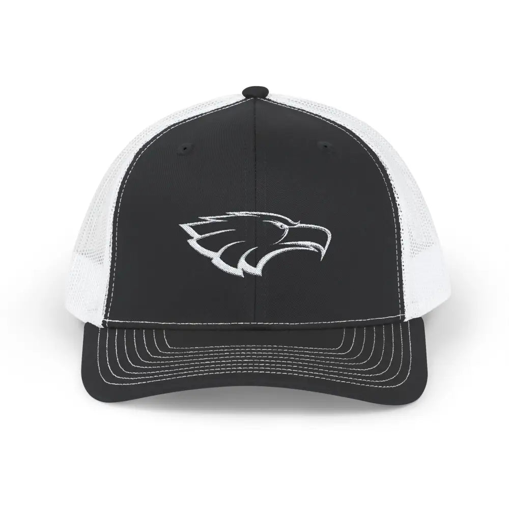 Allen Eagle Snapback Trucker Cap - Black / White / One size - Hats