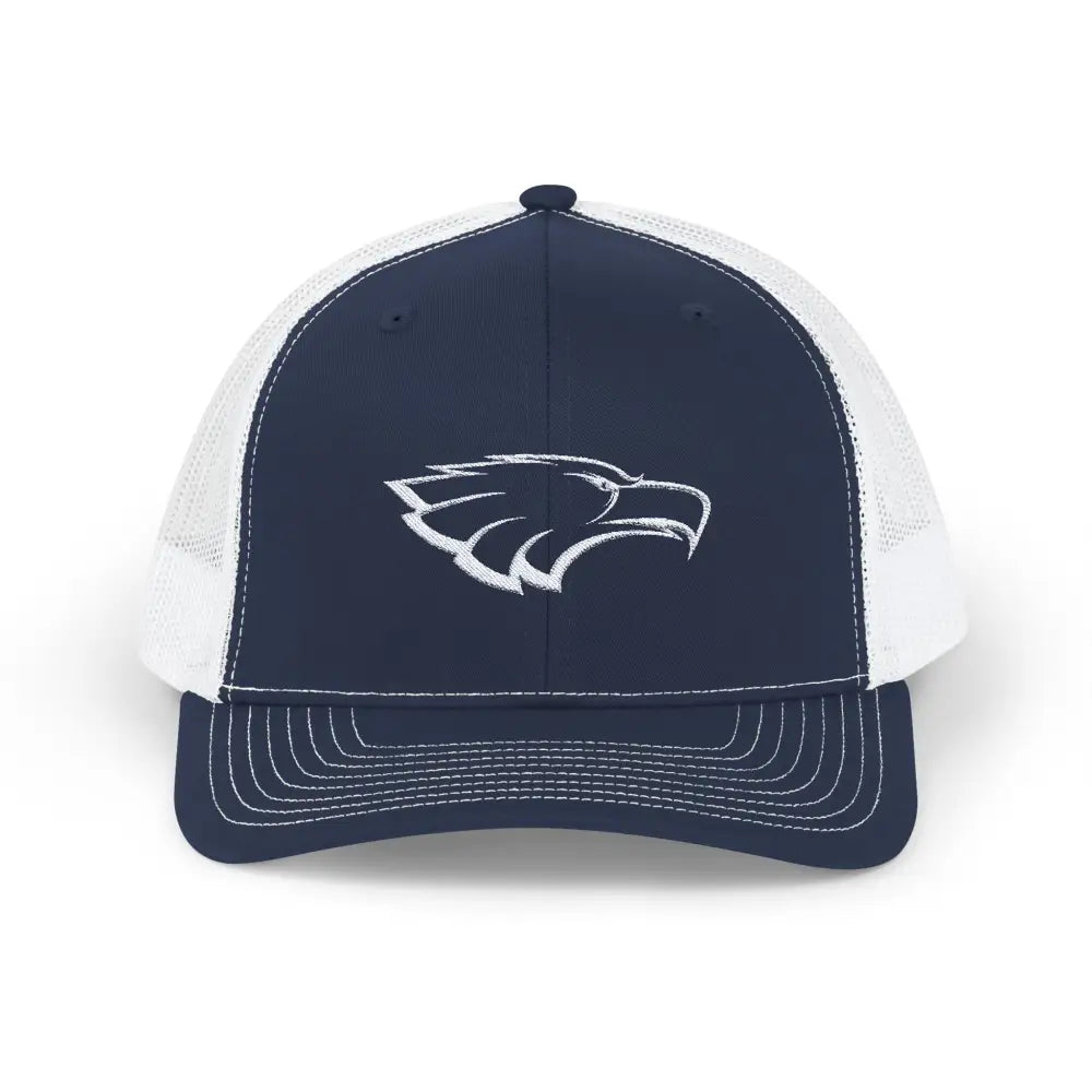 Allen Eagle Snapback Trucker Cap - Navy / White / One size - Hats