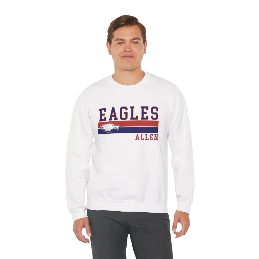 Allen Eagle Vintage Varsity Crewneck Sweatshirt - Sweatshirt