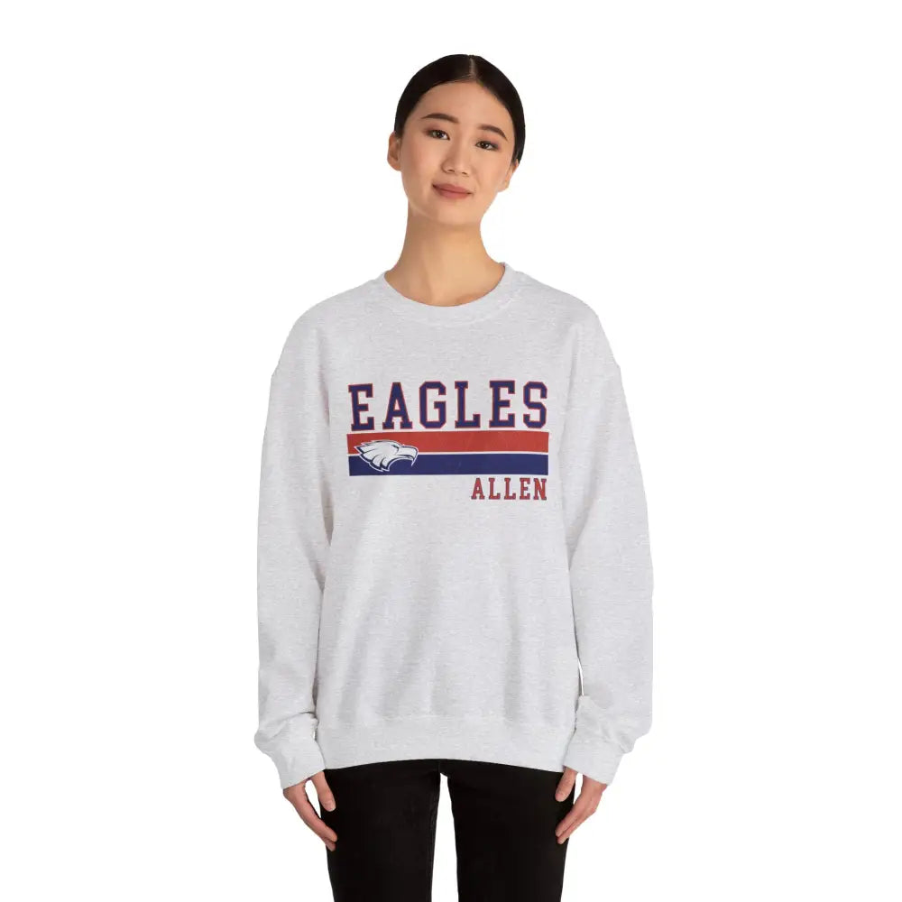 Allen Eagle Vintage Varsity Crewneck Sweatshirt - Sweatshirt