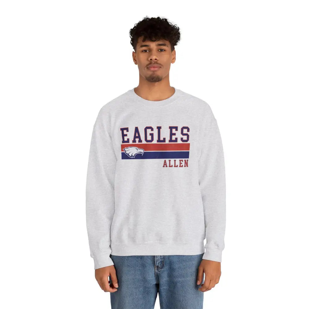 Allen Eagle Vintage Varsity Crewneck Sweatshirt - Sweatshirt