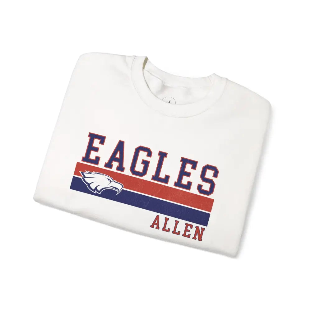Allen Eagle Vintage Varsity Crewneck Sweatshirt - Sweatshirt