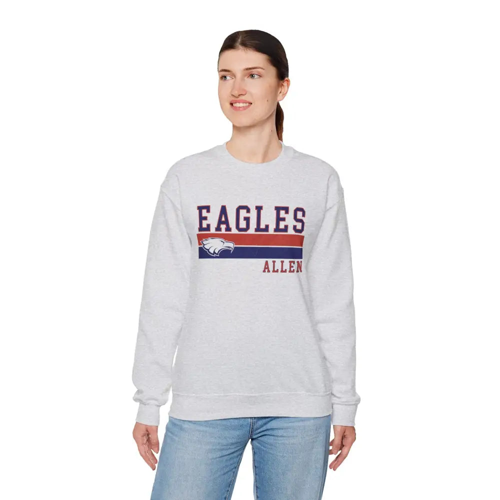 Allen Eagle Vintage Varsity Crewneck Sweatshirt - Sweatshirt