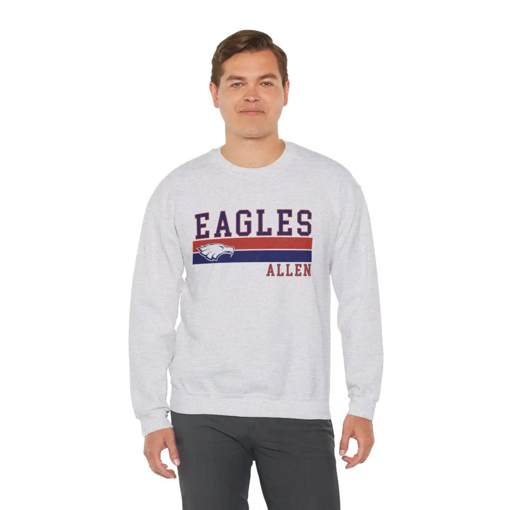 Allen Eagle Vintage Varsity Crewneck Sweatshirt - Sweatshirt
