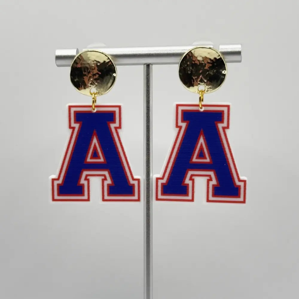 Allen Eagles A-Town Earrings - Accessories