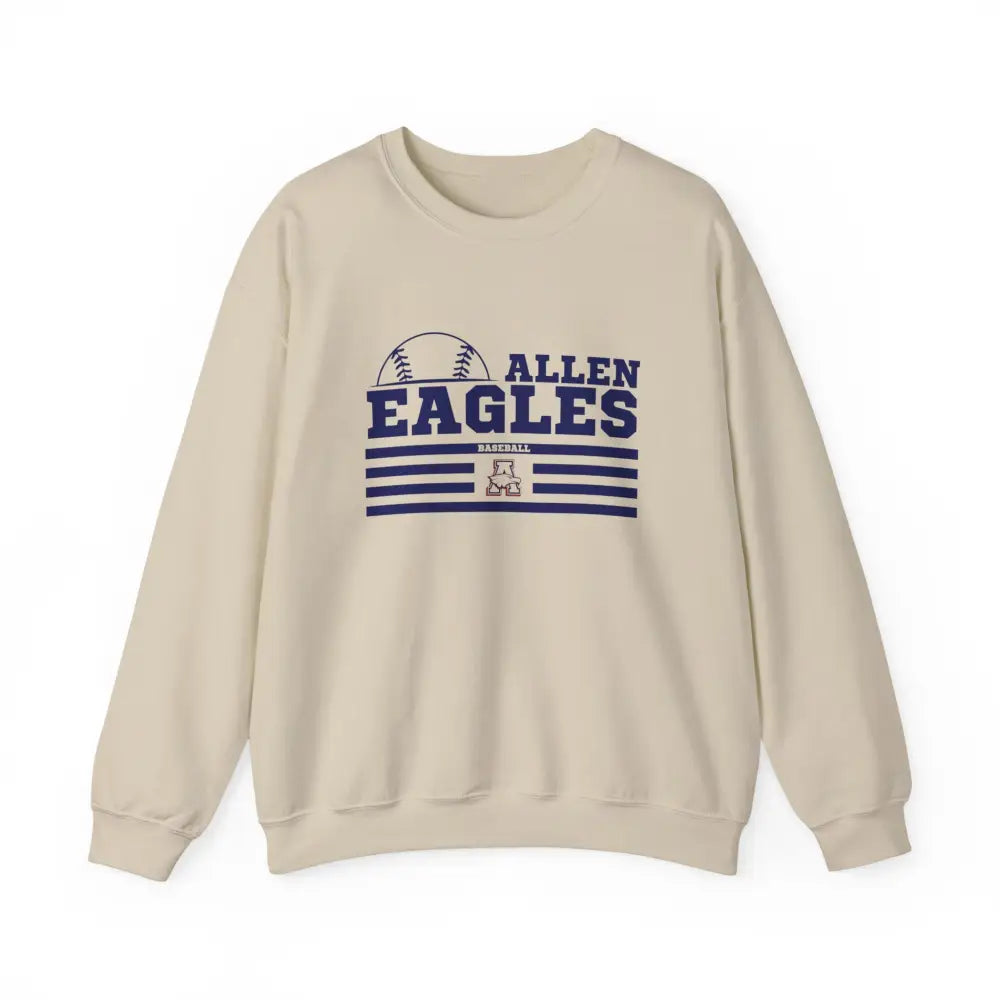Allen Eagles Baseball Crewneck Sweatshirt - Sand / S - Sweatshirt