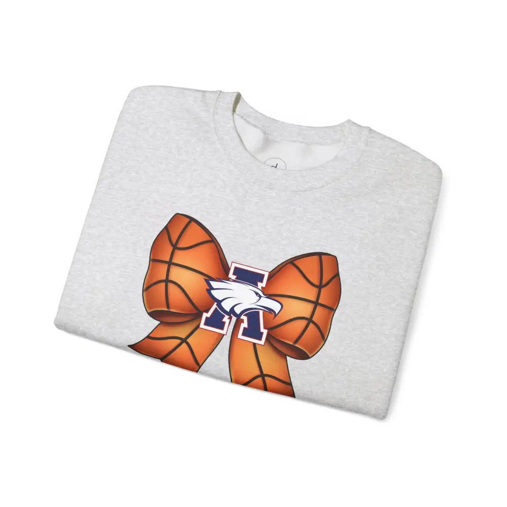 Allen Eagles Basketball Bow Coquette Sweatshirt - Sweatshirt