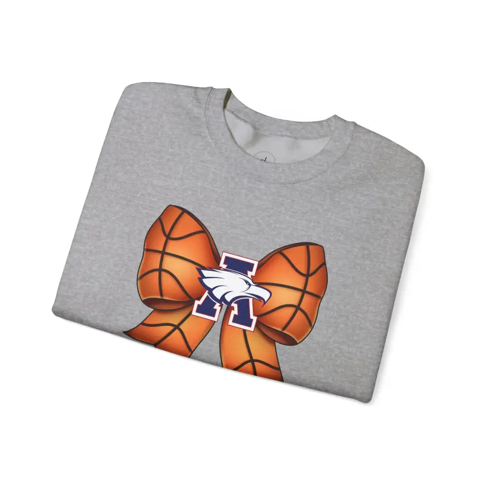Allen Eagles Basketball Bow Coquette Sweatshirt - Sweatshirt