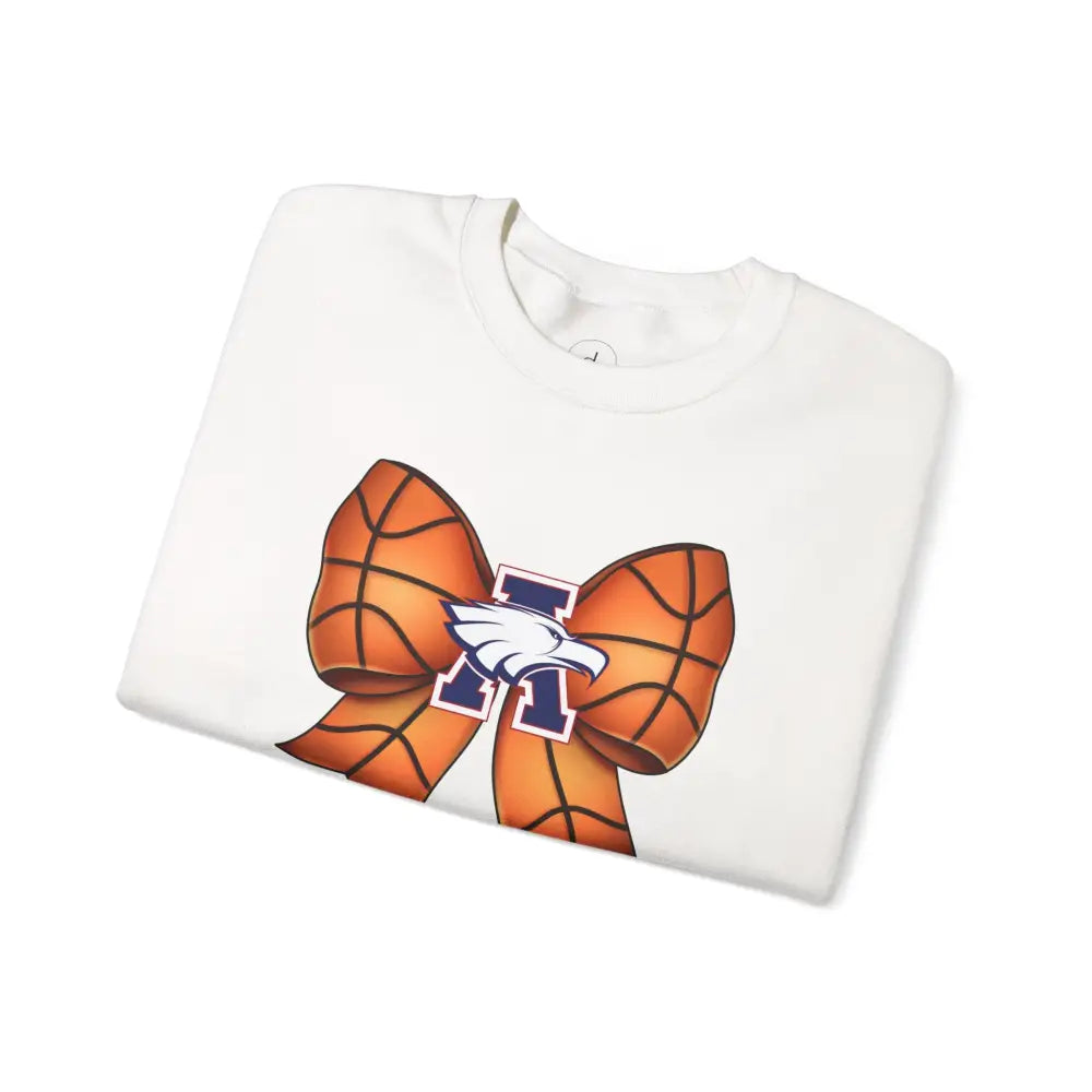 Allen Eagles Basketball Bow Coquette Sweatshirt - Sweatshirt
