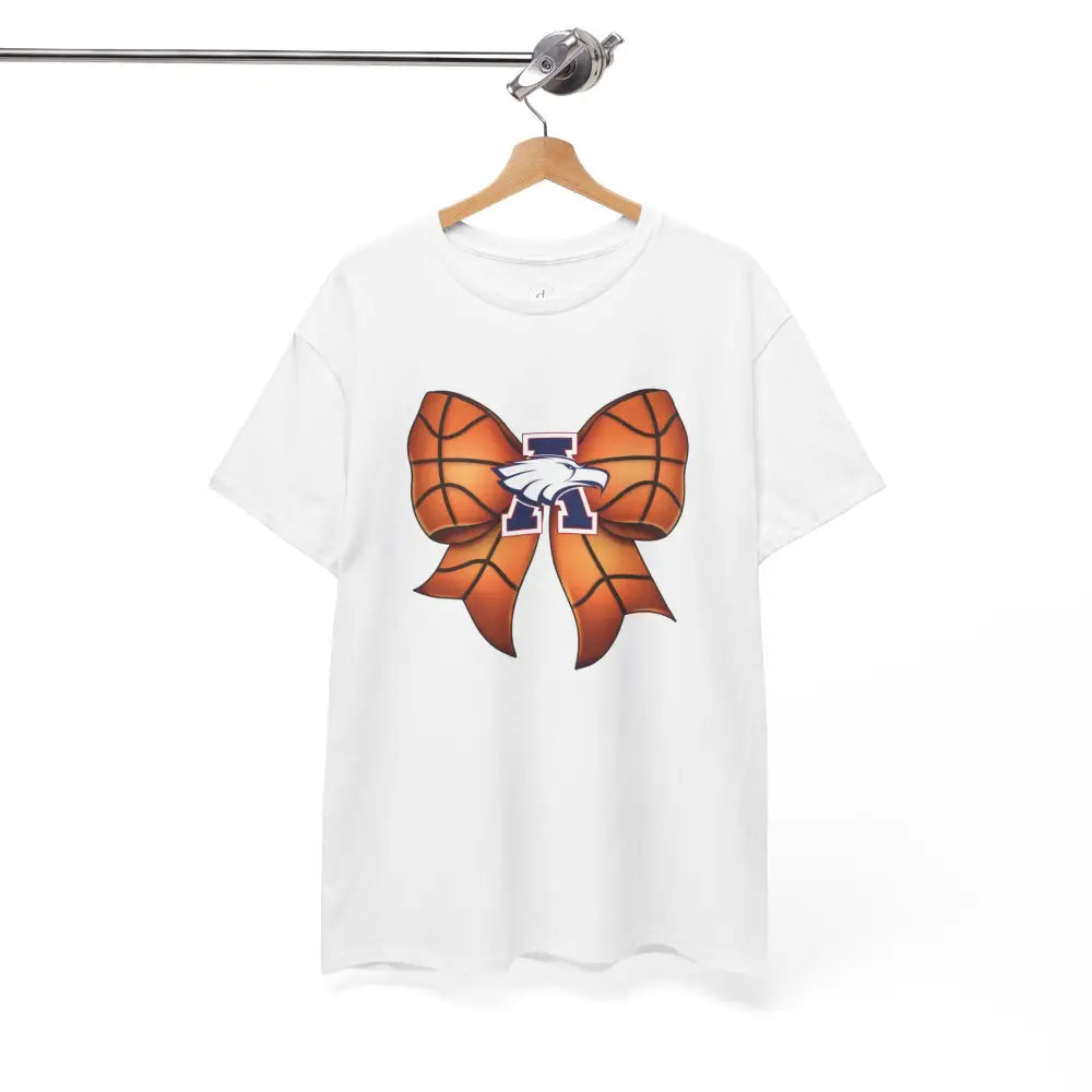 Allen Eagles Basketball Bow Tee - T-Shirt