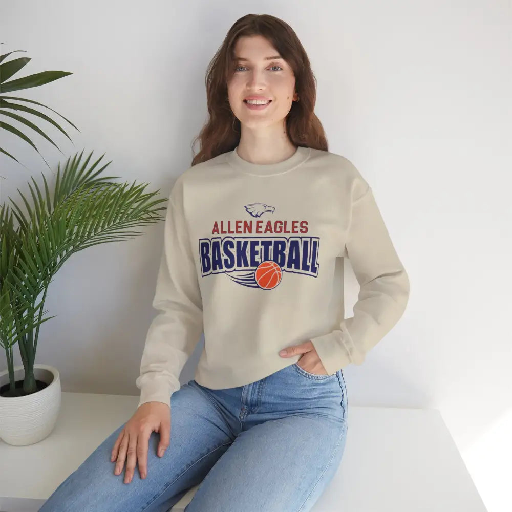 Allen Eagles Basketball Crewneck Sweatshirt - Sweatshirt