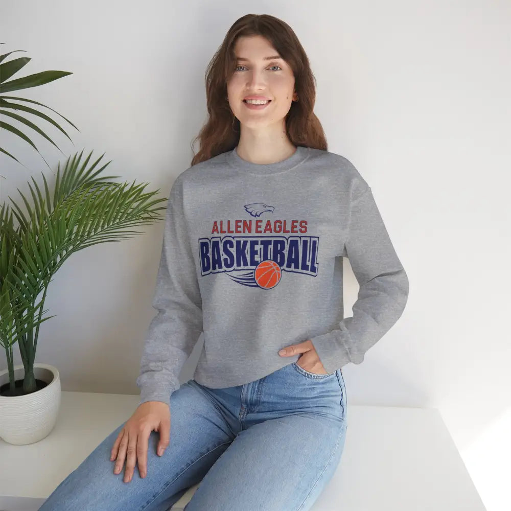 Allen Eagles Basketball Crewneck Sweatshirt - Sweatshirt