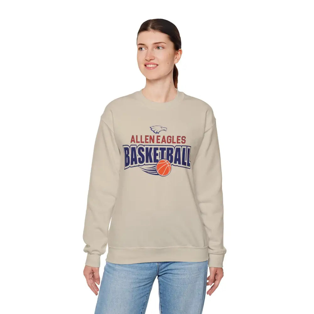 Allen Eagles Basketball Crewneck Sweatshirt - Sweatshirt