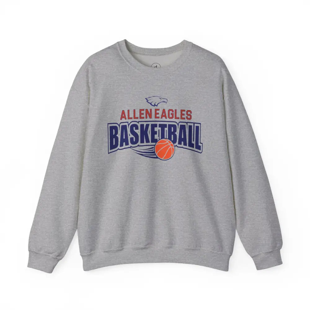 Allen Eagles Basketball Crewneck Sweatshirt - Sport Grey / S - Sweatshirt