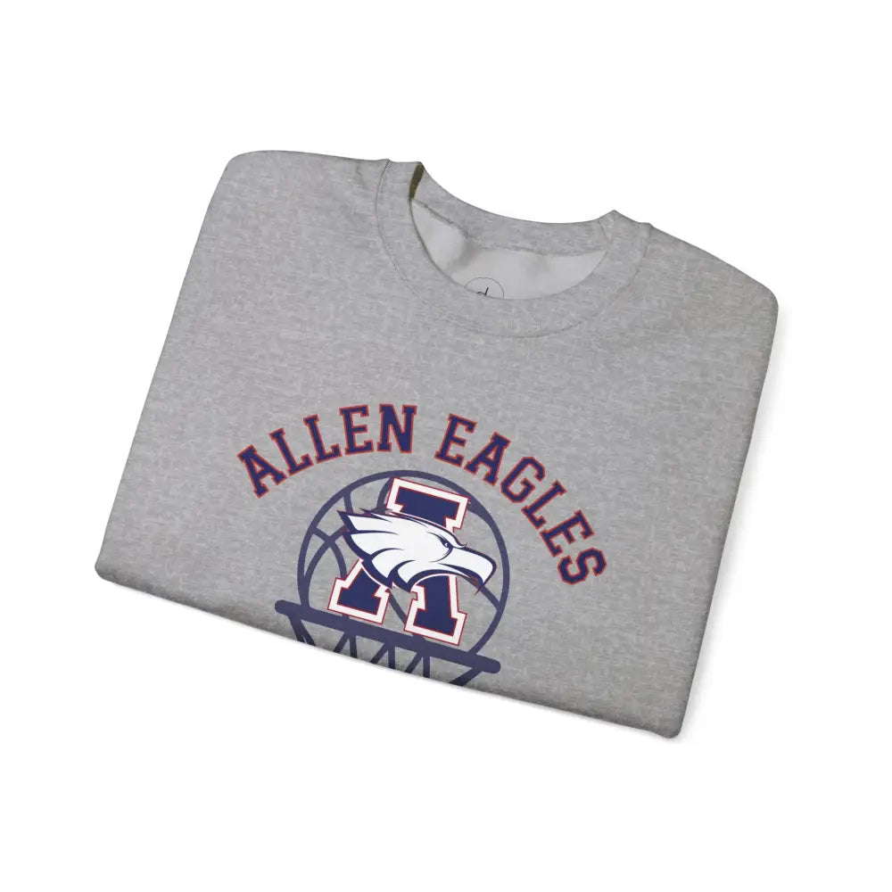 Allen Eagles Basketball Hoop Crewneck Sweatshirt - Sweatshirt