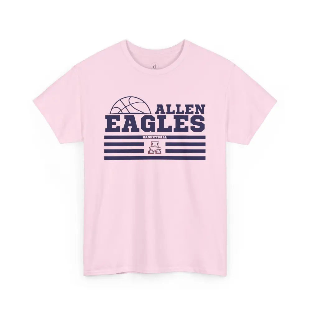 Allen Eagles Basketball Tee - Light Pink / S - T-Shirt