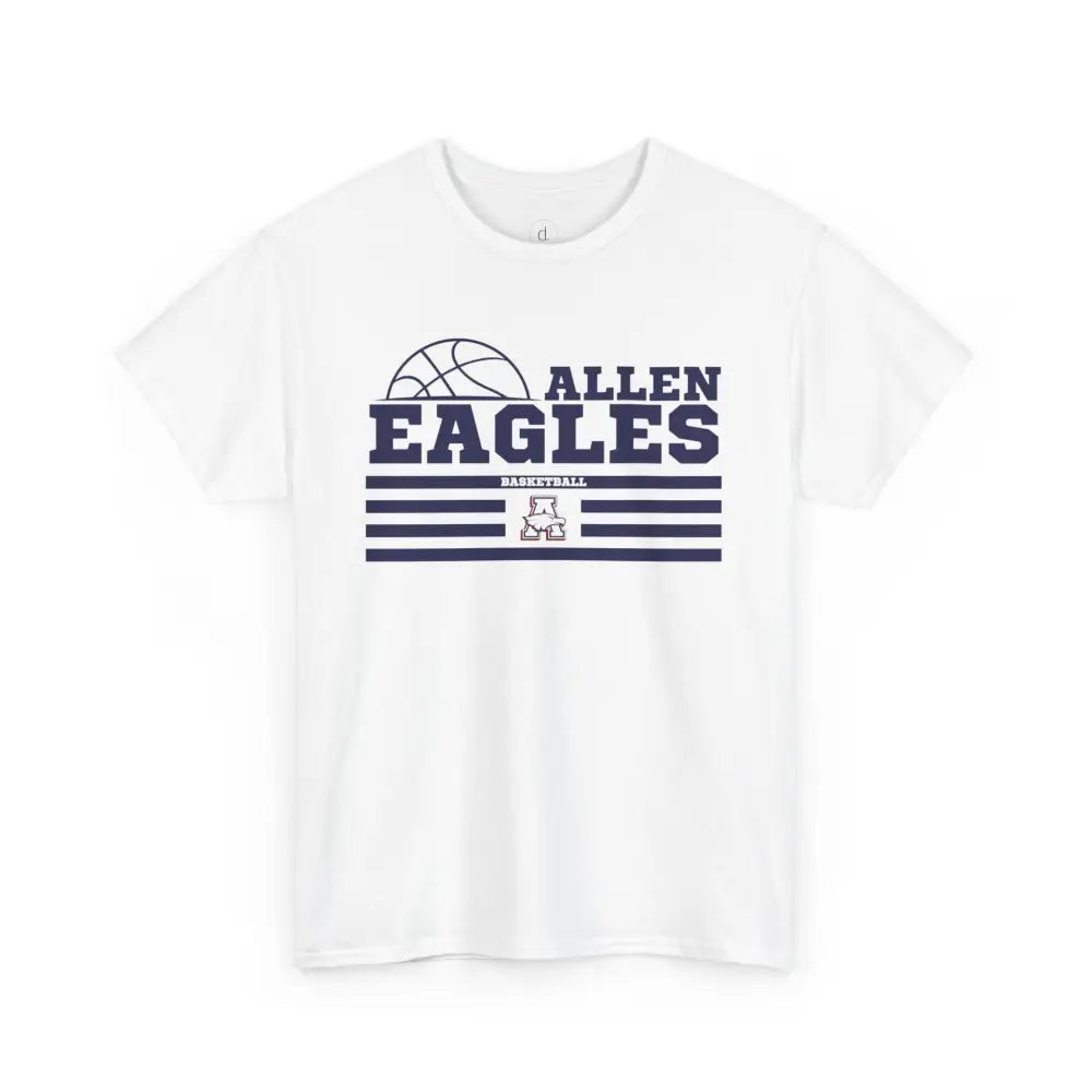 Allen Eagles Basketball Tee - White / S - T-Shirt