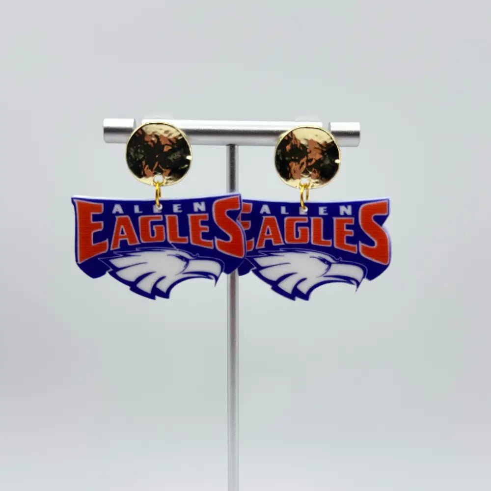 Allen Eagles Bleacher Bling Earrings