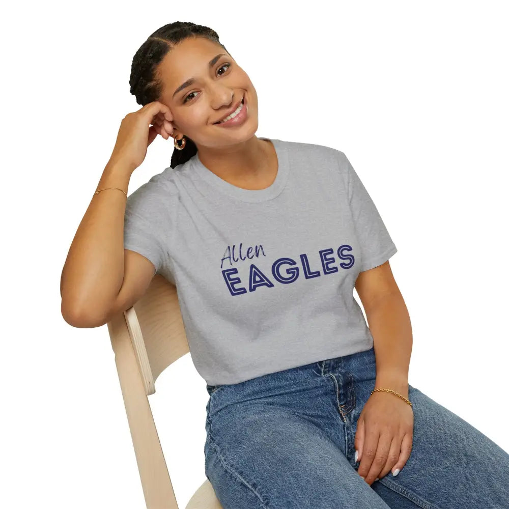 Allen Eagles Block T-Shirt - T-Shirt