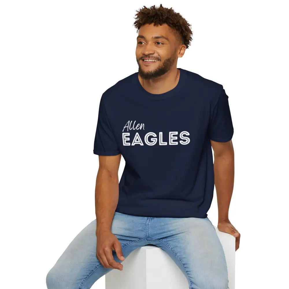 Allen Eagles Block T-Shirt - T-Shirt