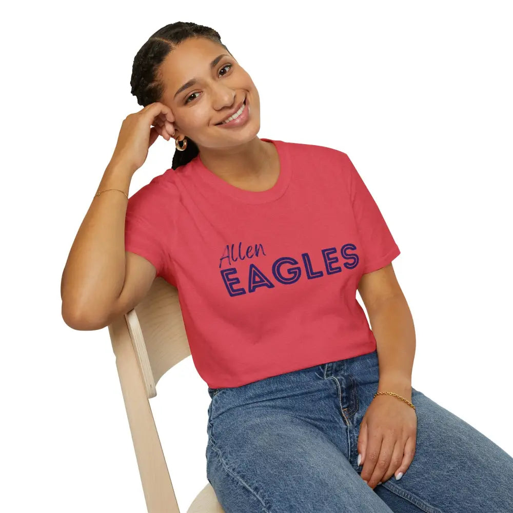 Allen Eagles Block T-Shirt - T-Shirt