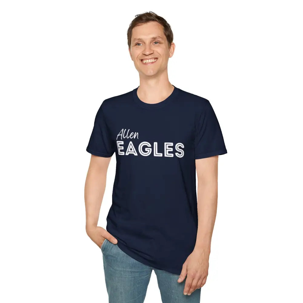 Allen Eagles Block T-Shirt - T-Shirt
