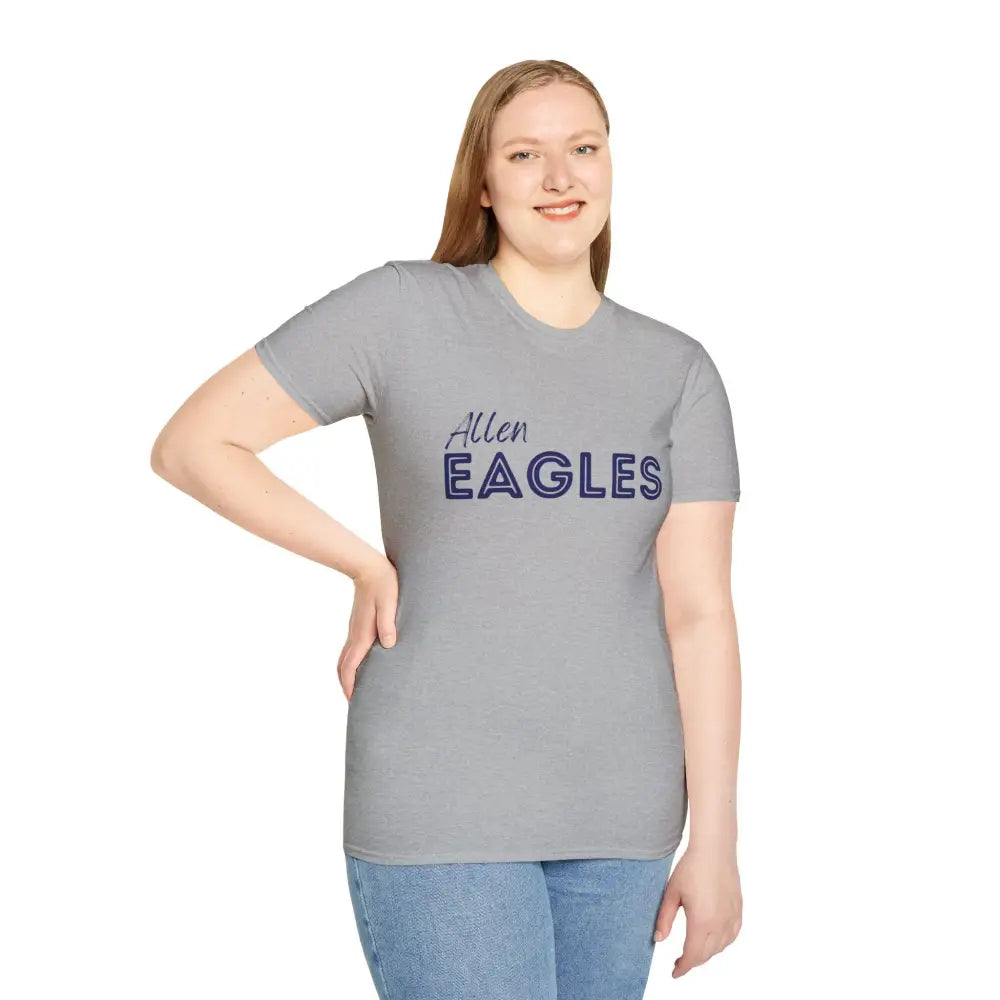 Allen Eagles Block T-Shirt - T-Shirt