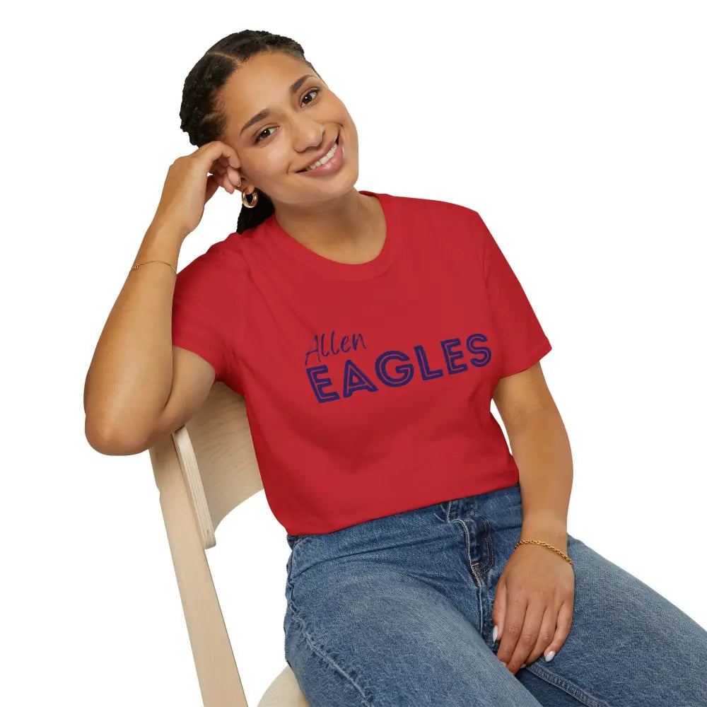 Allen Eagles Block T-Shirt - T-Shirt