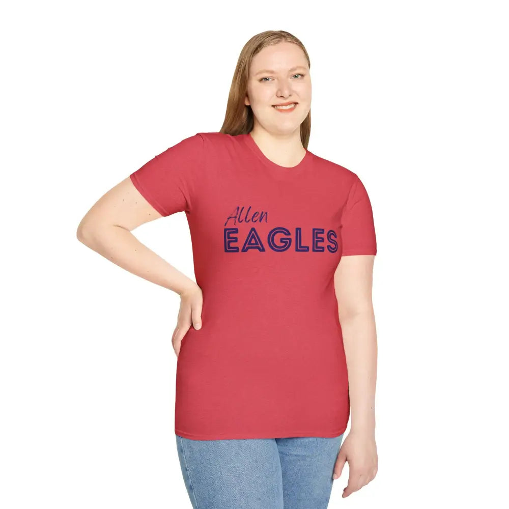 Allen Eagles Block T-Shirt - T-Shirt