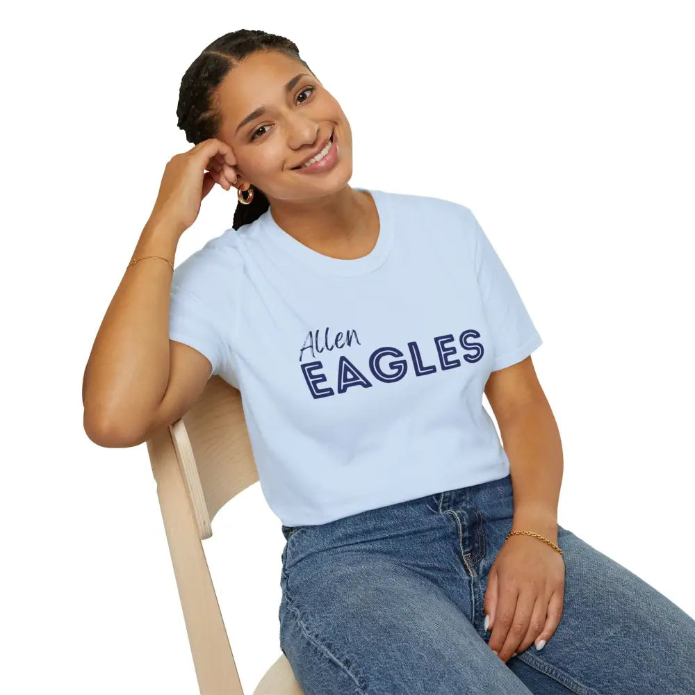 Allen Eagles Block T-Shirt - T-Shirt