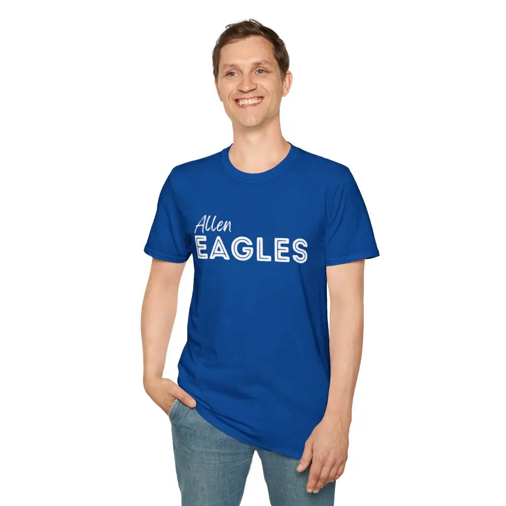 Allen Eagles Block T-Shirt - T-Shirt