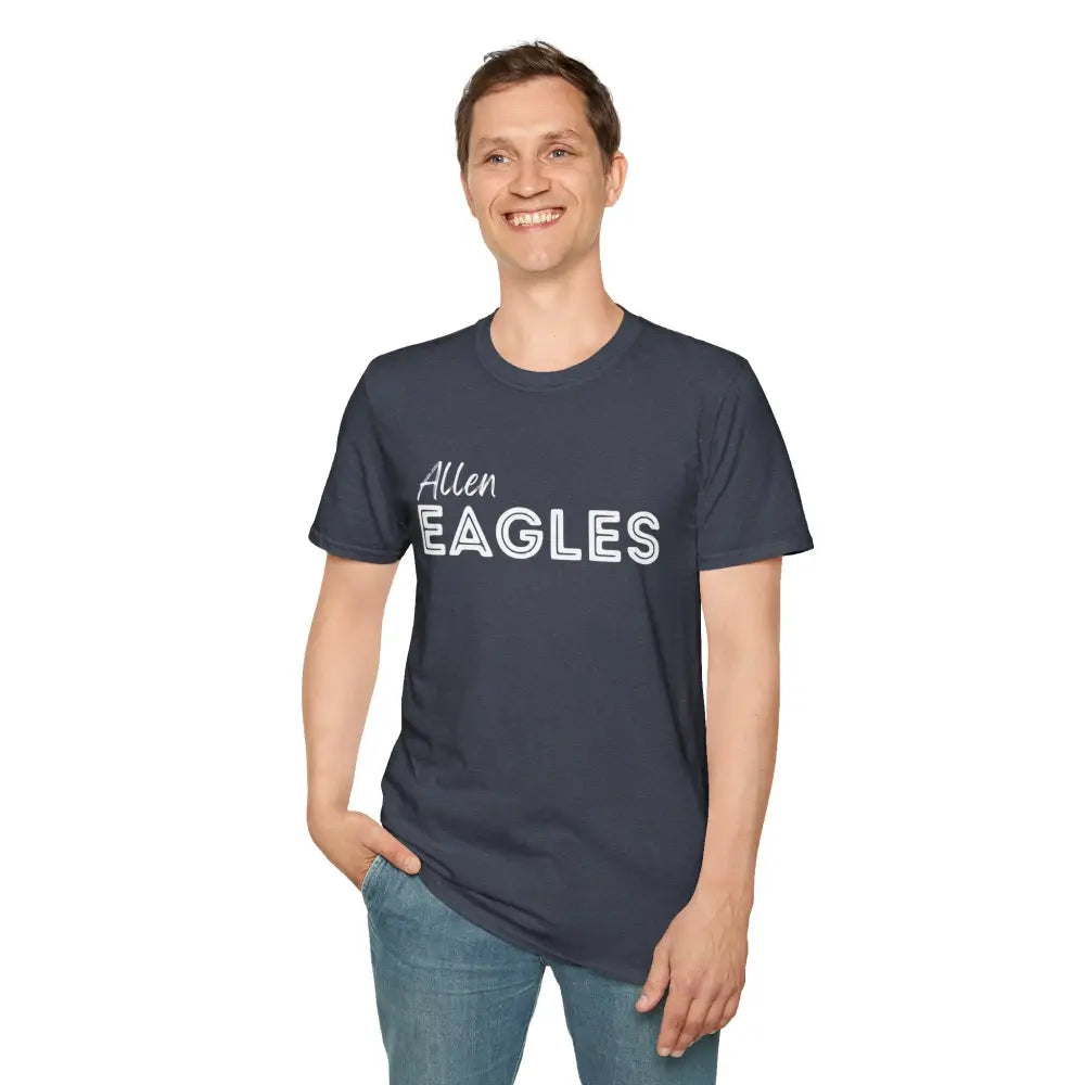 Allen Eagles Block T-Shirt - T-Shirt