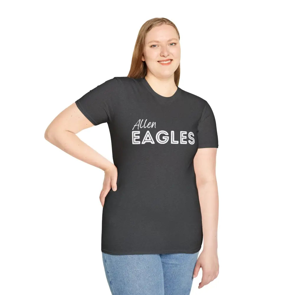 Allen Eagles Block T-Shirt - T-Shirt