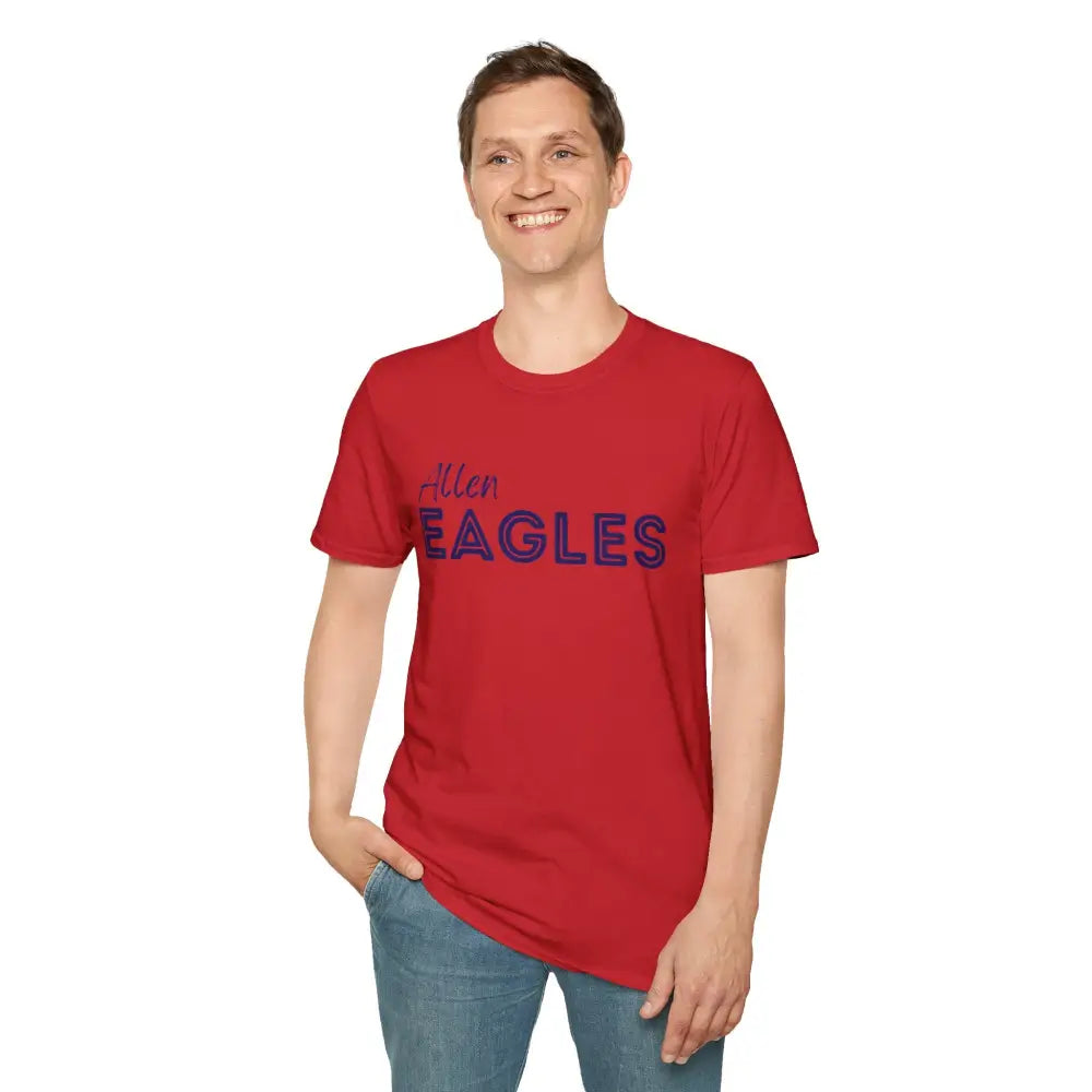 Allen Eagles Block T-Shirt - T-Shirt