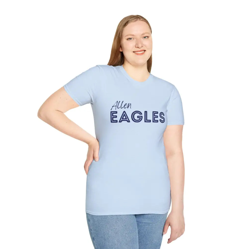 Allen Eagles Block T-Shirt - T-Shirt