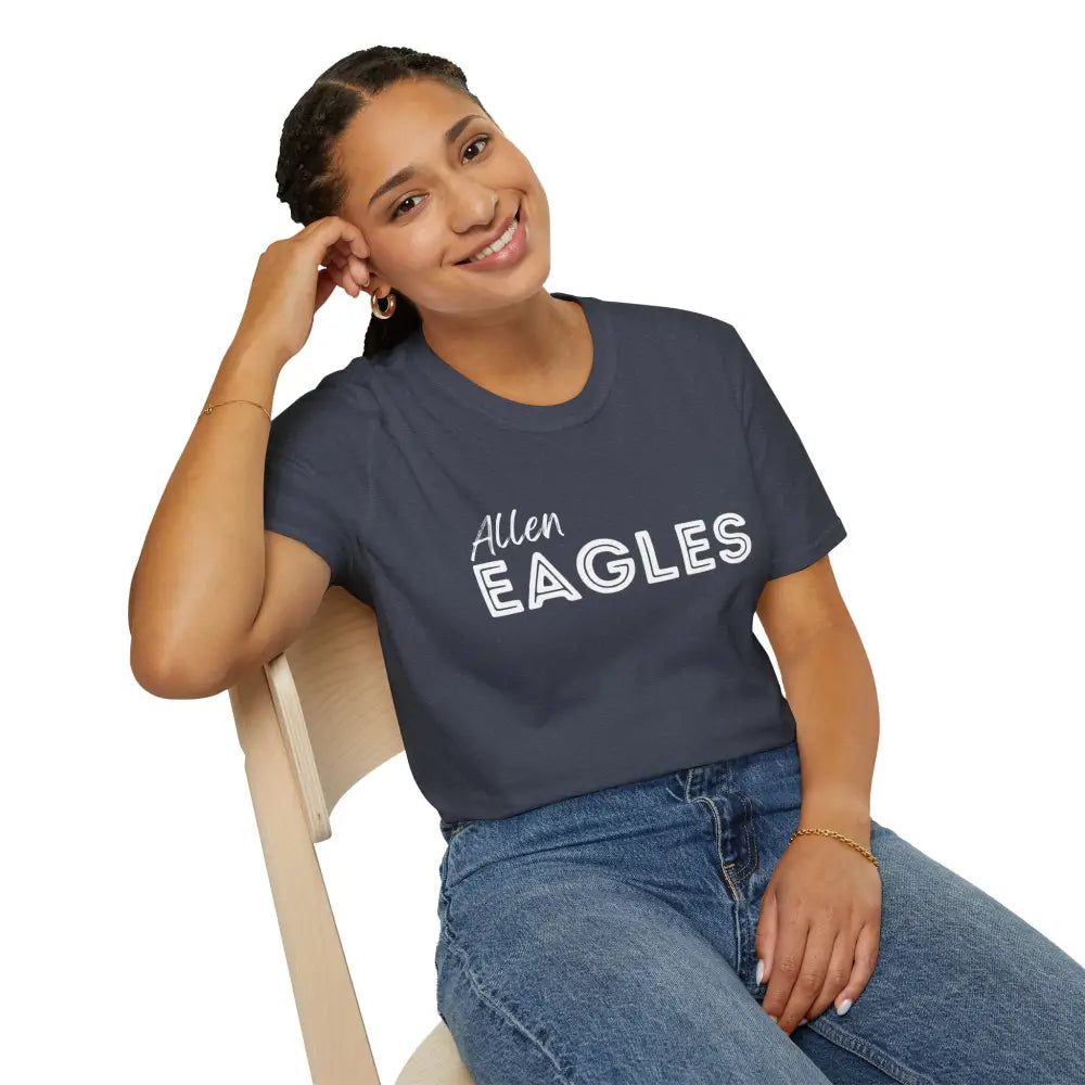 Allen Eagles Block T-Shirt - T-Shirt