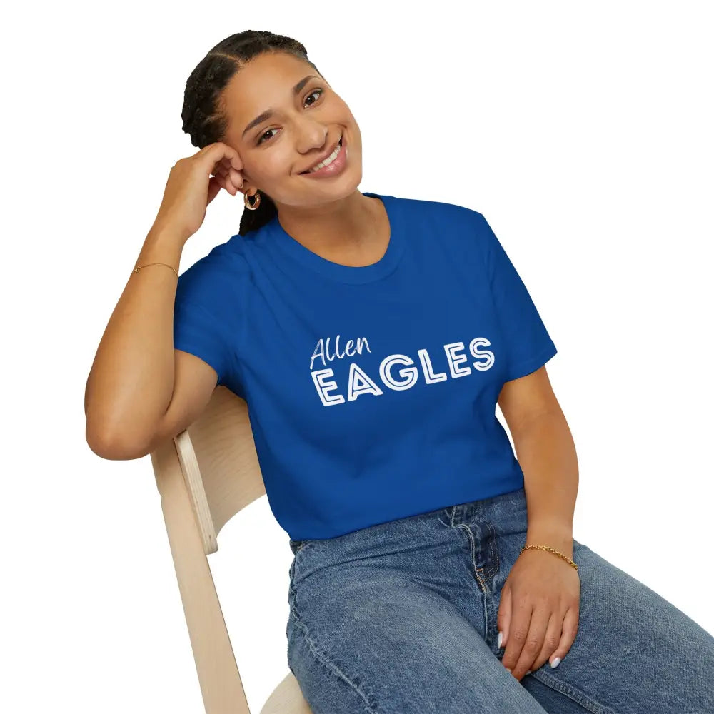 Allen Eagles Block T-Shirt - T-Shirt