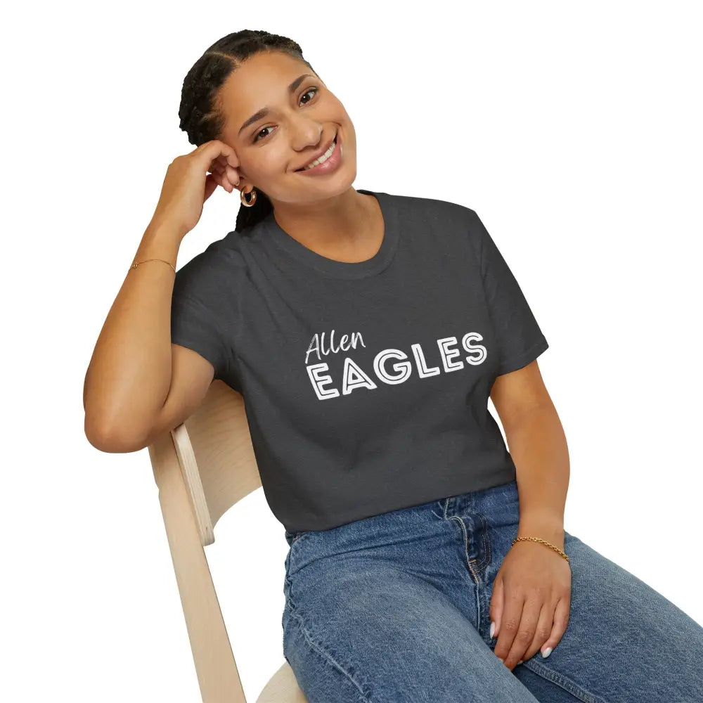 Allen Eagles Block T-Shirt - T-Shirt