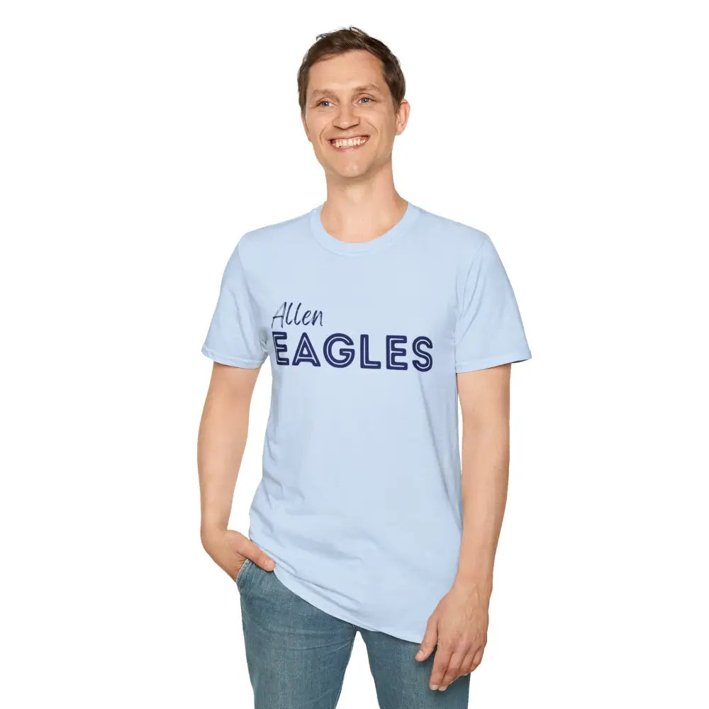 Allen Eagles Block T-Shirt - T-Shirt