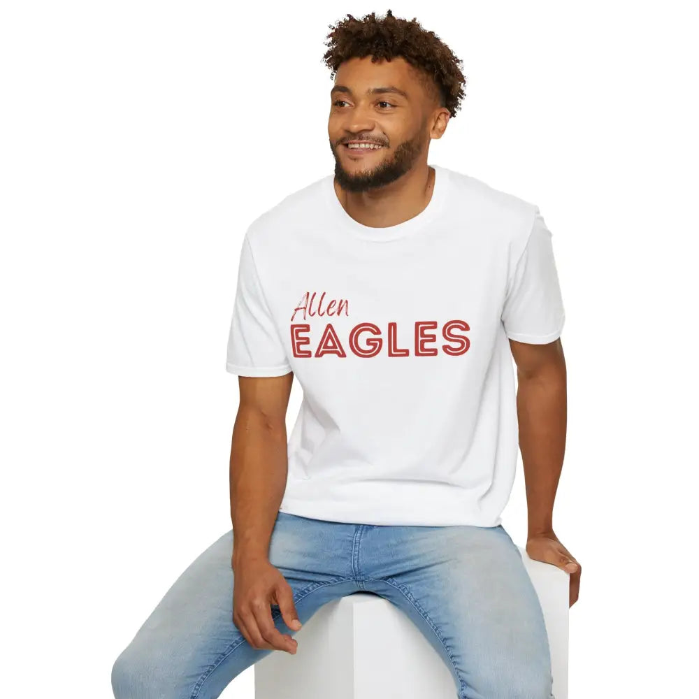 Allen Eagles Block T-Shirt - T-Shirt