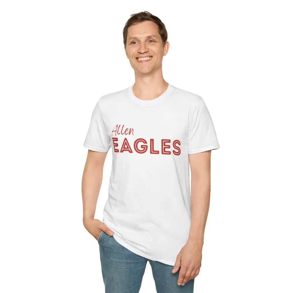 Allen Eagles Block T-Shirt - T-Shirt