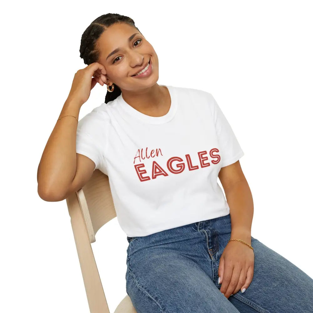 Allen Eagles Block T-Shirt - T-Shirt
