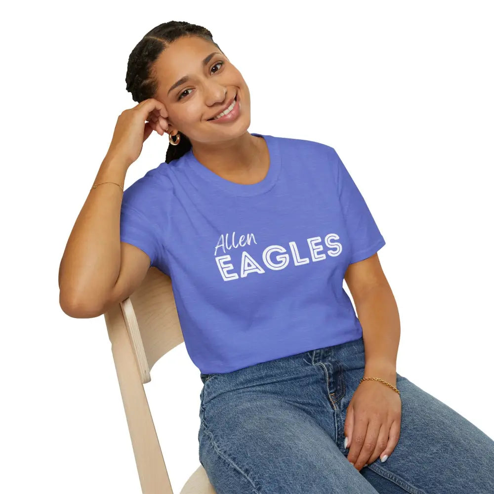Allen Eagles Block T-Shirt - T-Shirt